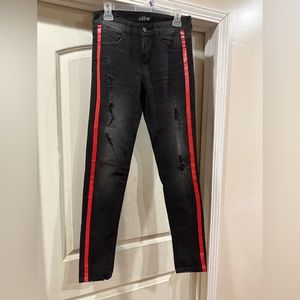 Black skinny jeans